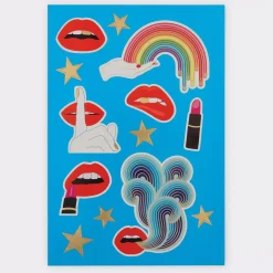 Jonathan Adler Lips A5 Journal
