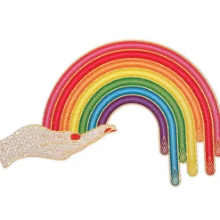 Jonathan Adler Rainbow Hand 750 Piece Shaped Jigsaw Puzzle