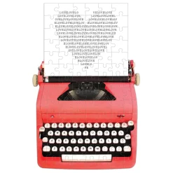 Just My Type Vintage Typewriter 100 Piece Mini Shaped Jigsaw Puzzle
