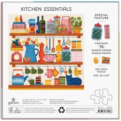 Kitchen Essentials 500 Piece Puzzle With Shaped Pieces