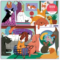 Laundry Dogs 500 Piece Puzzle
