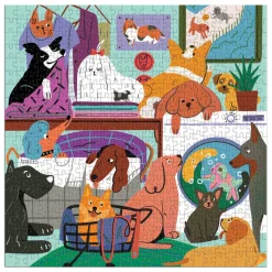 Laundry Dogs 500 Piece Puzzle