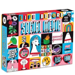 Life Before Social Media 1000 Piece Jigsaw Puzzle