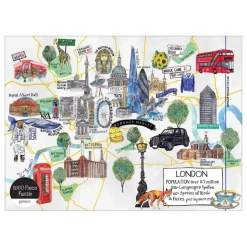 London Map 1000 Piece Jigsaw Puzzle