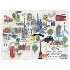 London Map 1000 Piece Jigsaw Puzzle