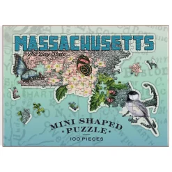 Massachusetts Mini Shaped Puzzle