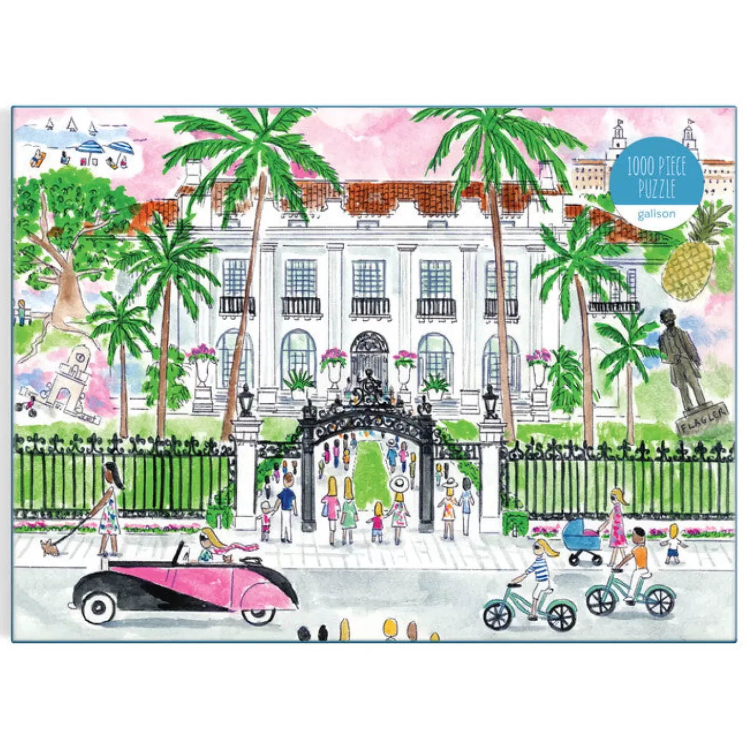 Michael Storrings A Sunny Day In Palm Beach 1000 Piece Puzzle
