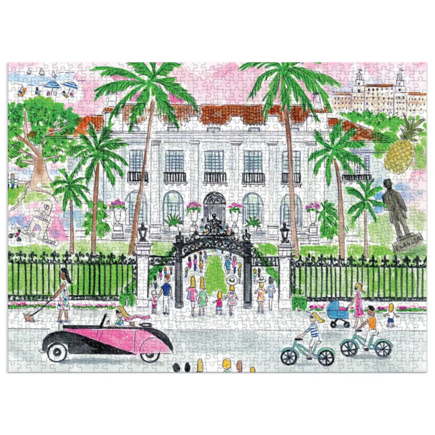 Michael Storrings A Sunny Day In Palm Beach 1000 Piece Puzzle