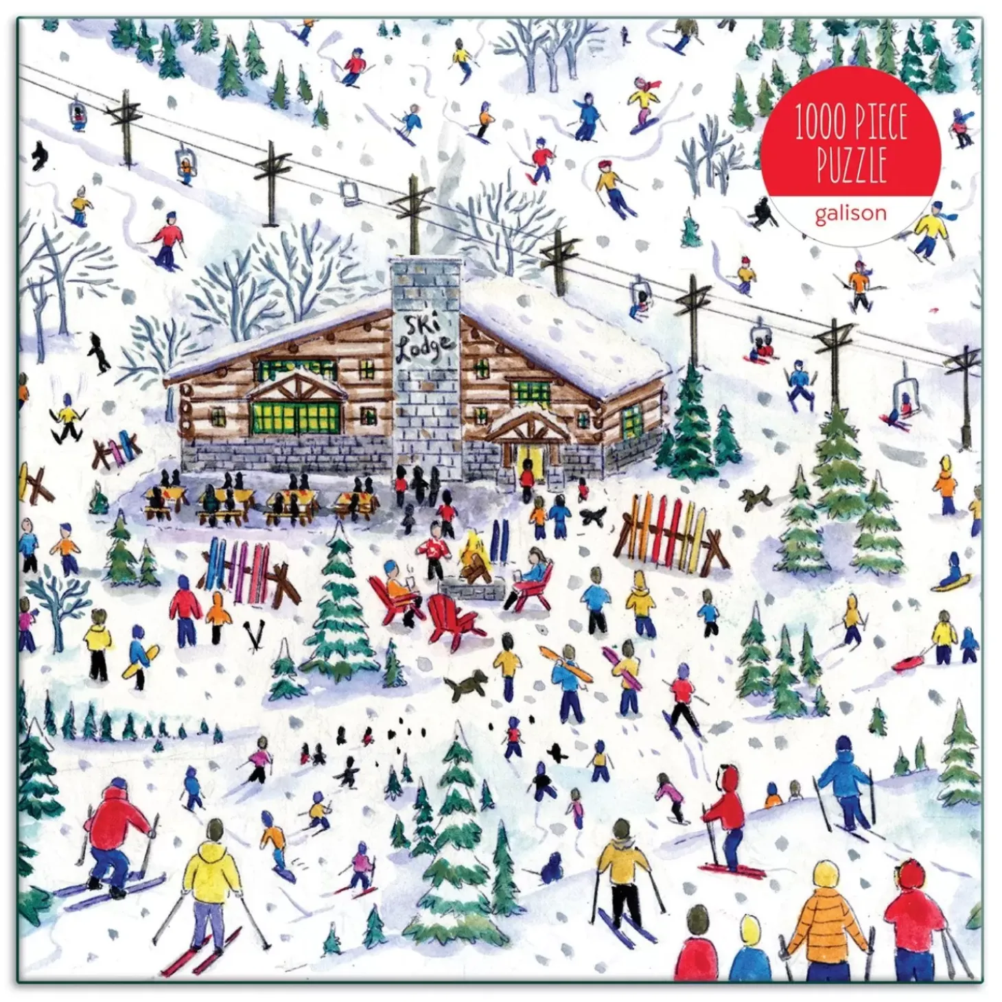 Michael Storrings Apres Ski 1000 Piece Jigsaw Puzzle
