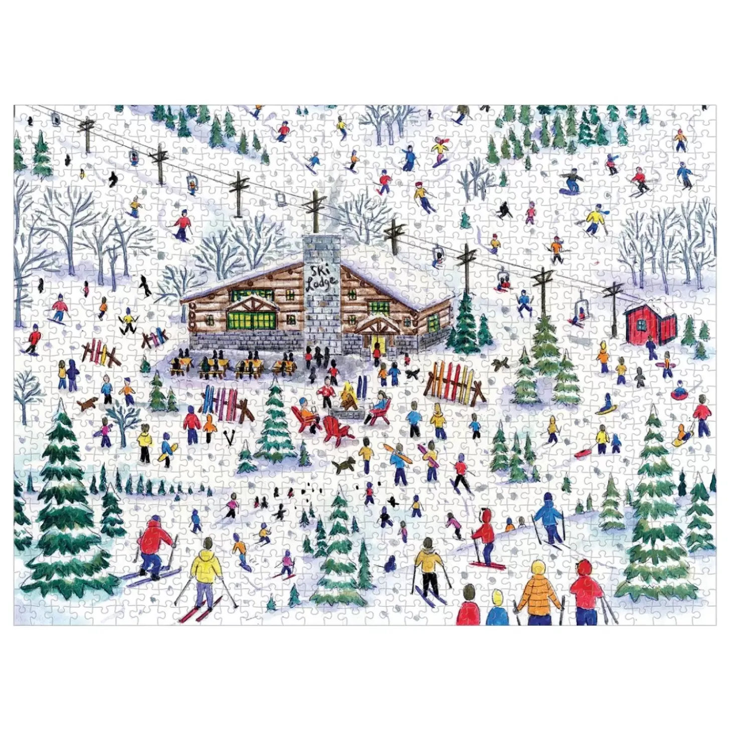 Michael Storrings Apres Ski 1000 Piece Jigsaw Puzzle