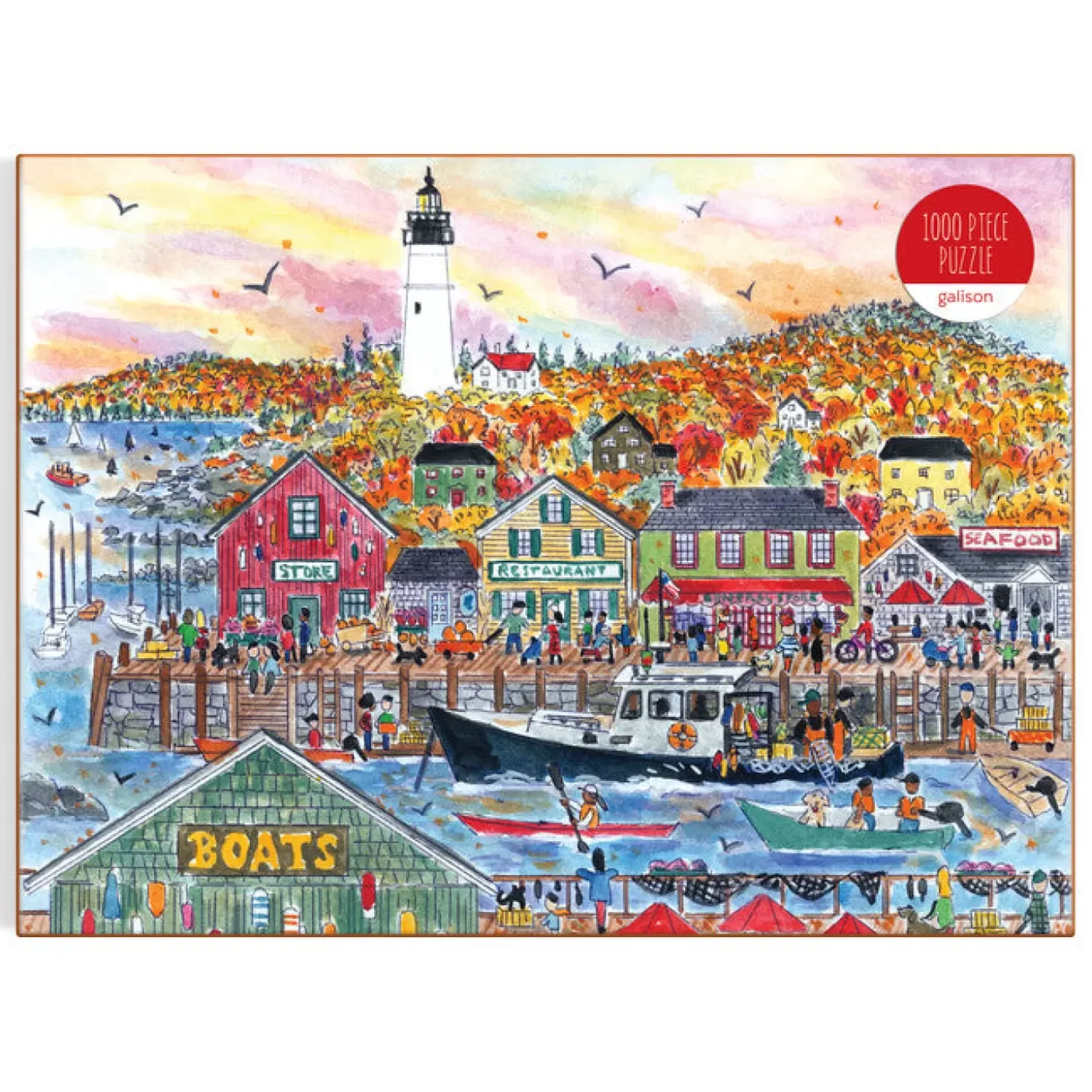 Michael Storrings Autumn By The Sea 1000 Piece Puzzle