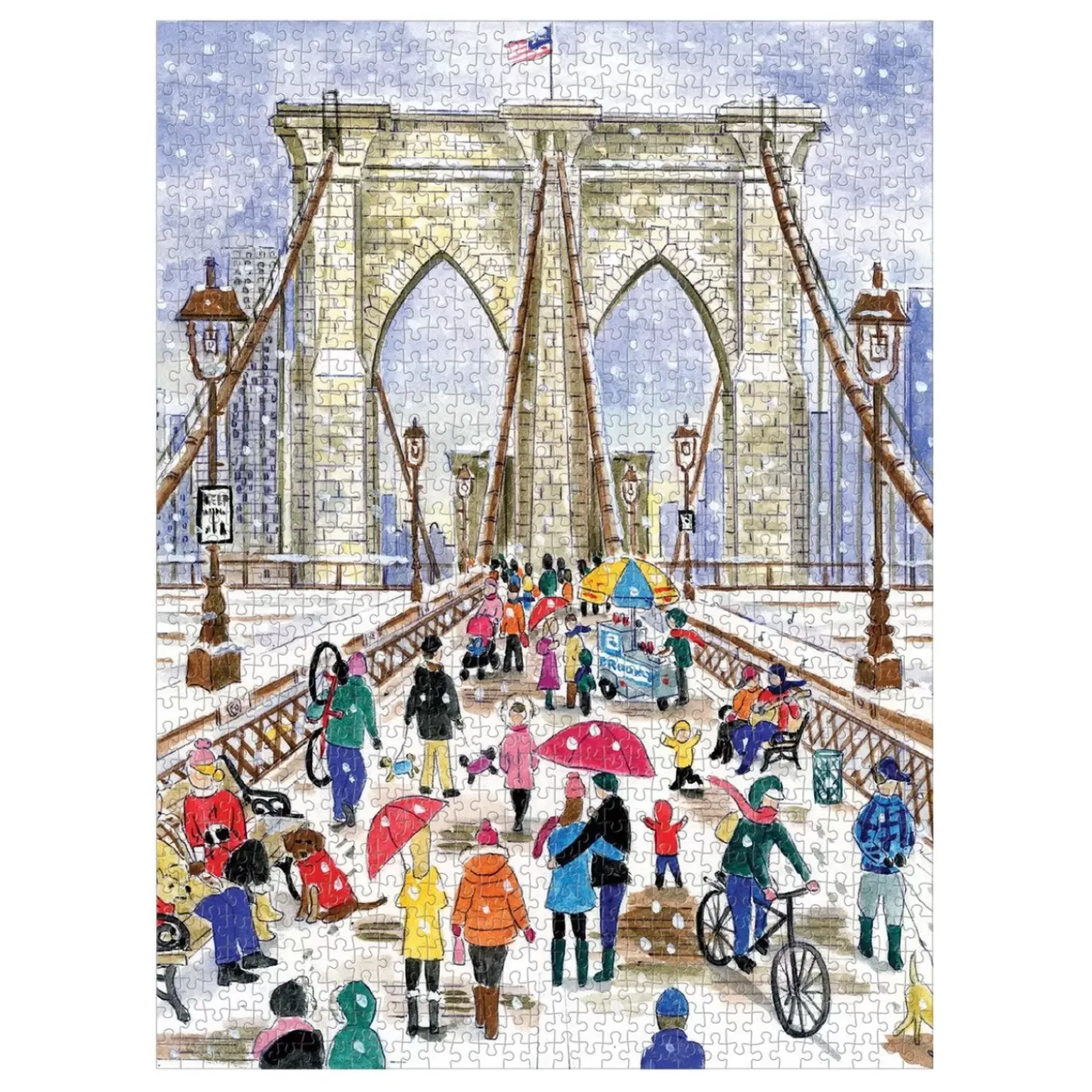 Michael Storrings Brooklyn Bridge 1000 Piece Jigsaw Puzzle