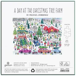 Michael Storrings Christmas Tree Farm 1000 Piece Foil Puzzle