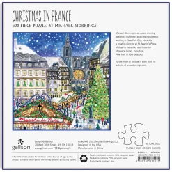Michael Storrings Christmas In France 500 Piece Puzzle