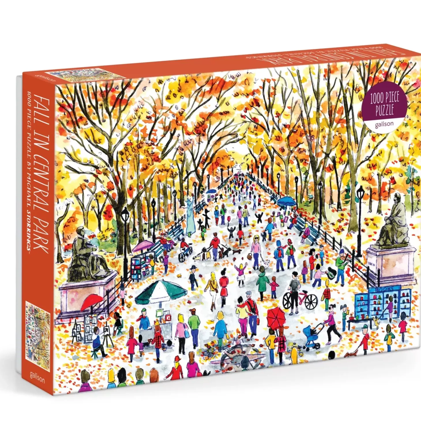 Michael Storrings Fall In Central Park 1000 Piece Puzzle