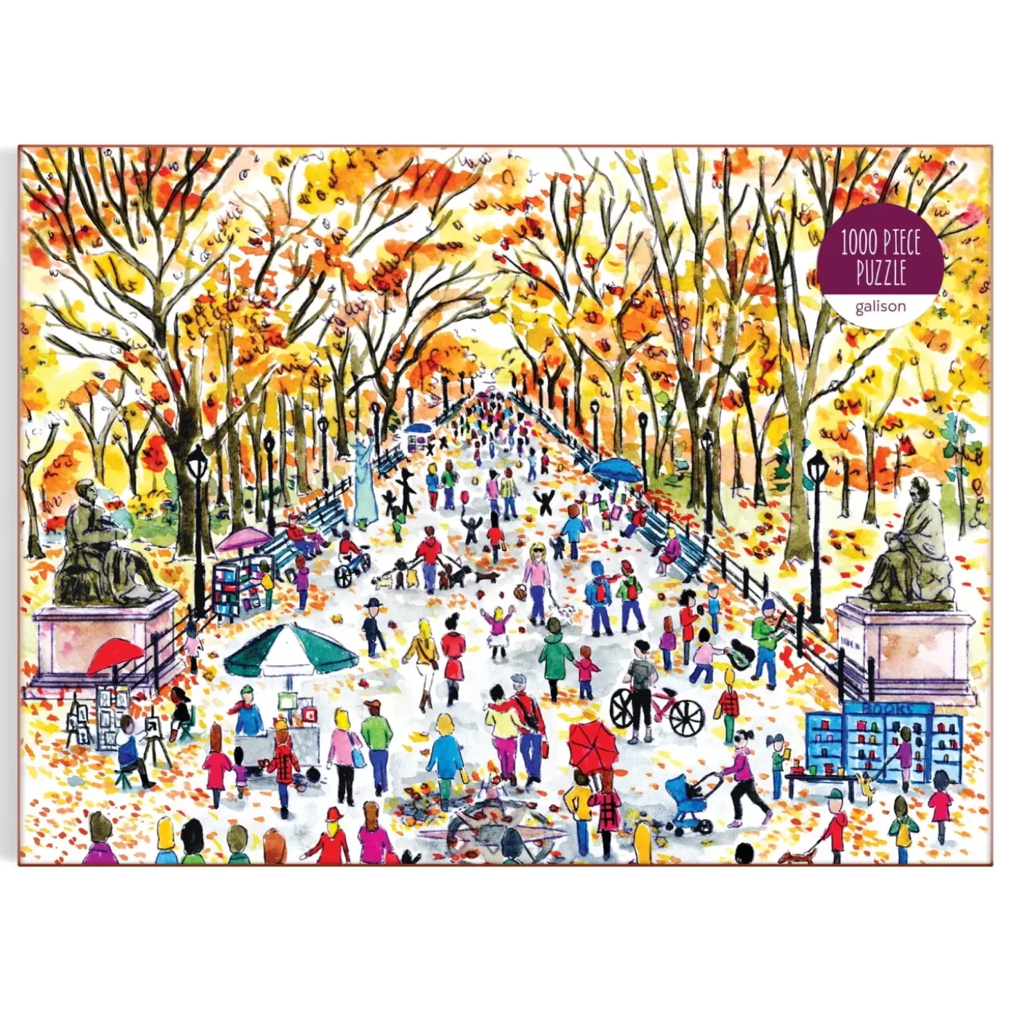Michael Storrings Fall In Central Park 1000 Piece Puzzle