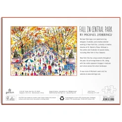 Michael Storrings Fall In Central Park 1000 Piece Puzzle