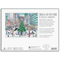 Michael Storrings Snowfall On Park Avenue 1000 Piece Puzzle
