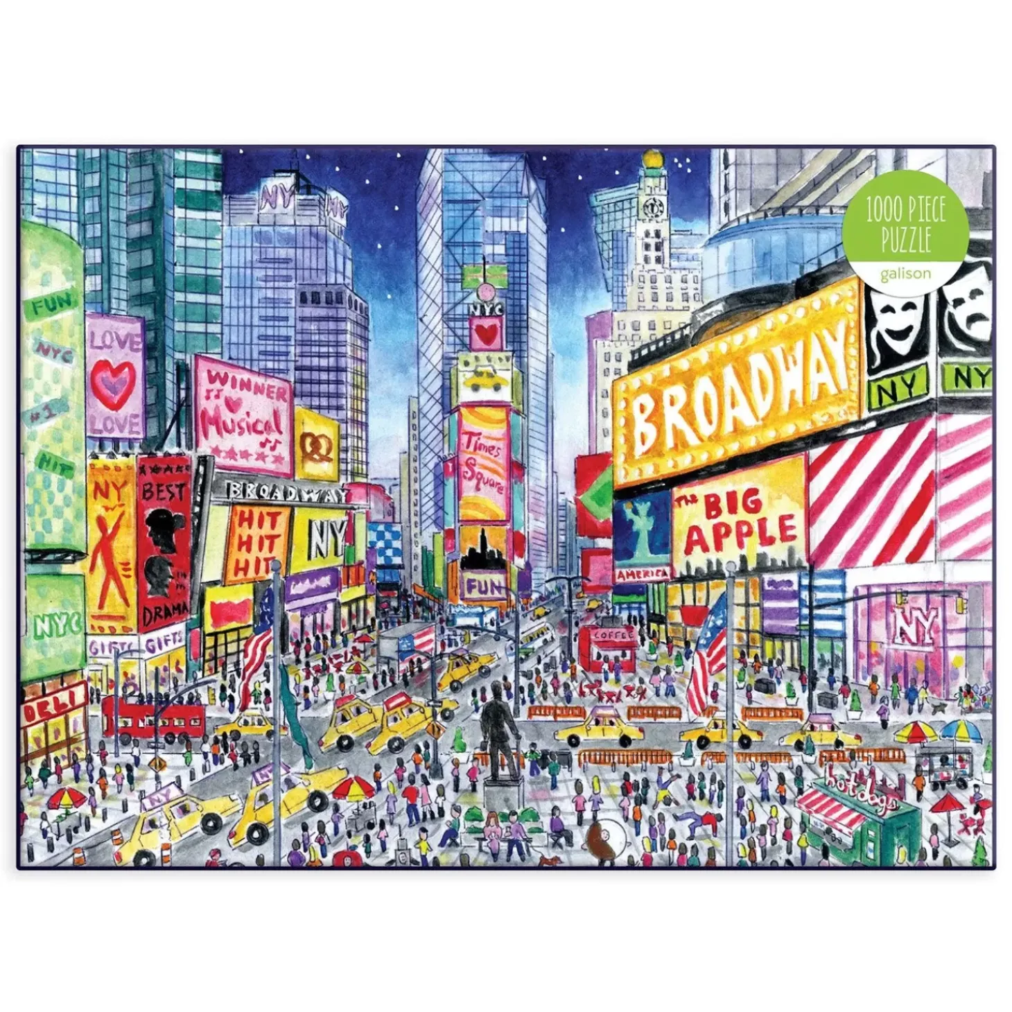 Michael Storrings Times Square 1000 Piece Jigsaw Puzzle
