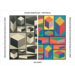 Moma Sol Lewitt Double-Sided 500 Piece Jigsaw Puzzle