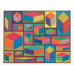 Moma Sol Lewitt Double-Sided 500 Piece Jigsaw Puzzle