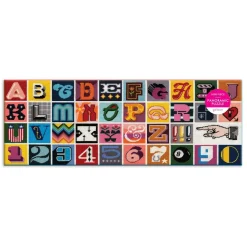 Needlepoint A To Z 1000 Piece Panoramic Jigsaw Puzzle
