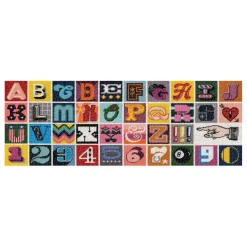 Needlepoint A To Z 1000 Piece Panoramic Jigsaw Puzzle