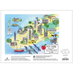 New York City Map 1000 Piece Jigsaw Puzzle