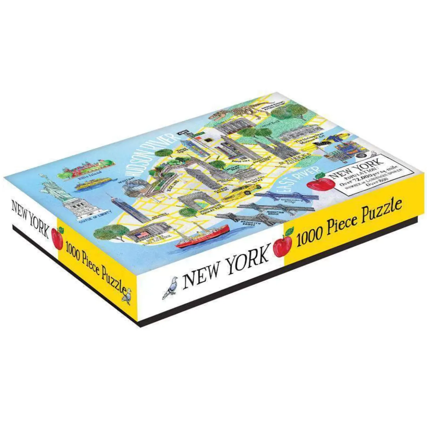 New York City Map 1000 Piece Jigsaw Puzzle
