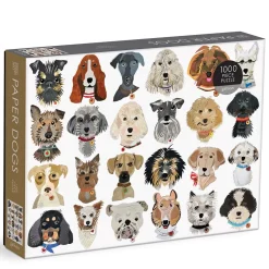 Paper Dogs 1000 Piece Puzzle