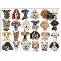 Paper Dogs 1000 Piece Puzzle