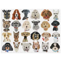 Paper Dogs 1000 Piece Puzzle