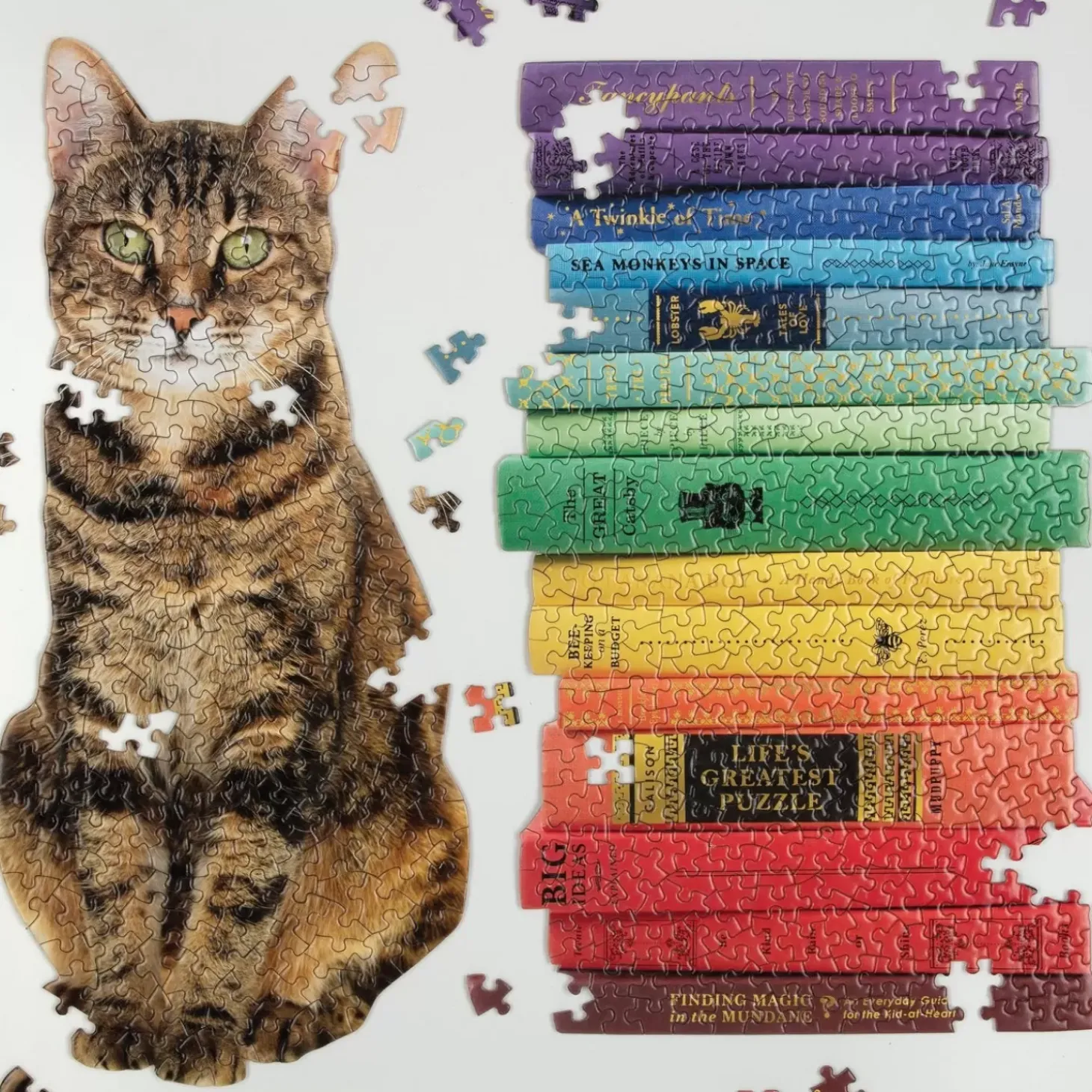 Queen Of The Stacks Set Of Two Jigsaw Puzzle Set
