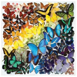 Rainbow Butterflies 500 Piece Jigsaw Puzzle