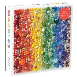 Rainbow Marbles 500 Piece Jigsaw Puzzle