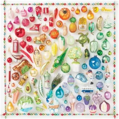 Rainbow Ornaments 500 Piece Jigsaw Puzzle