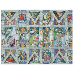 Sistine Chapel Ceiling Meowsterpiece Of Western Art 2000 Piece Jigsaw Puzzle