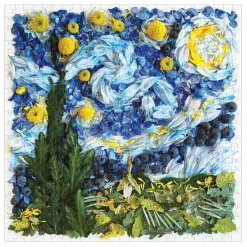 Starry Night Petals 500 Piece Jigsaw Puzzle