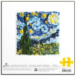Starry Night Petals 500 Piece Jigsaw Puzzle