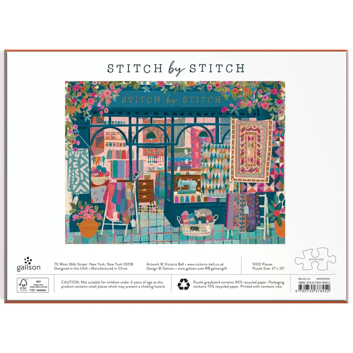Stitch By Stitch 1000 Piece Puzzle