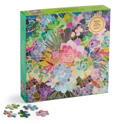 Succulent Mosaic 500 Piece Foil Puzzle