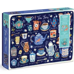 Tea Time 1000 Piece Puzzle With Shaped Pieces