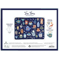 Tea Time 1000 Piece Puzzle With Shaped Pieces