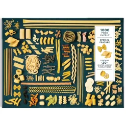 The Art Of Pasta 1000 Piece Puzzle With Shaped Pieces