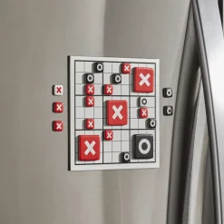Tic Tac No Magnetic Fridge Game