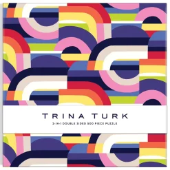 Trina Turk 500 Piece Double Sided Puzzle With Shaped Pieces