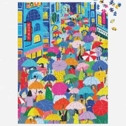 Umbrella Lane 1000 Piece Puzzle