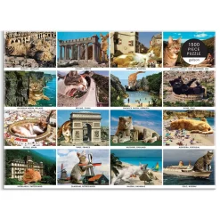 Vacation Cats 1500 Piece Puzzle