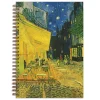 Van Gogh Terrace At Night Wire-O Journal