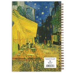 Van Gogh Terrace At Night Wire-O Journal